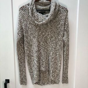 Inc cowl neck metallic sweater woman’s‎ size L